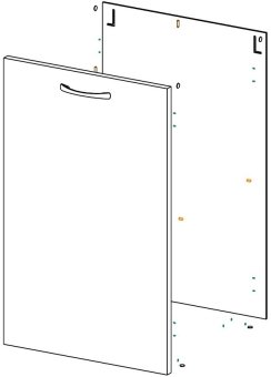 Вельвет С 450, Ш 450(720 фасад)