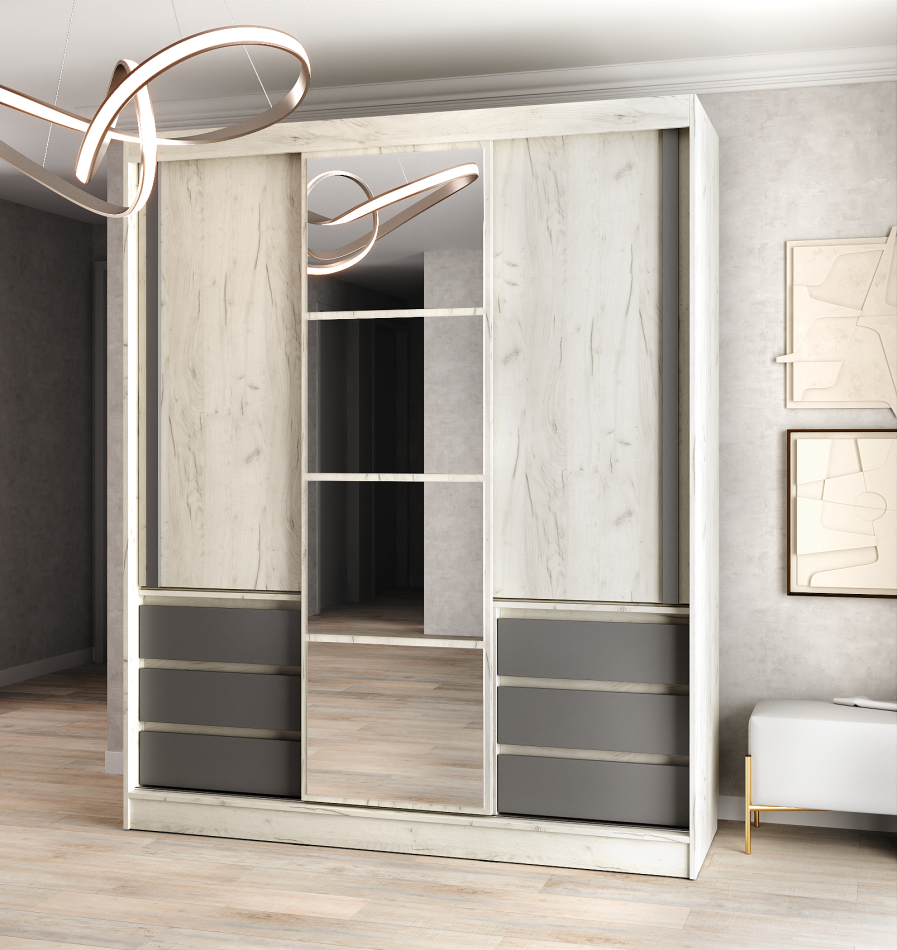 Шкаф купе НАЙС  3Д  (180), Не годен