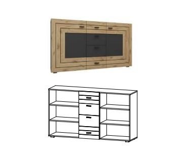 ДЖЕЙКОБ Комод 2Д4Ш