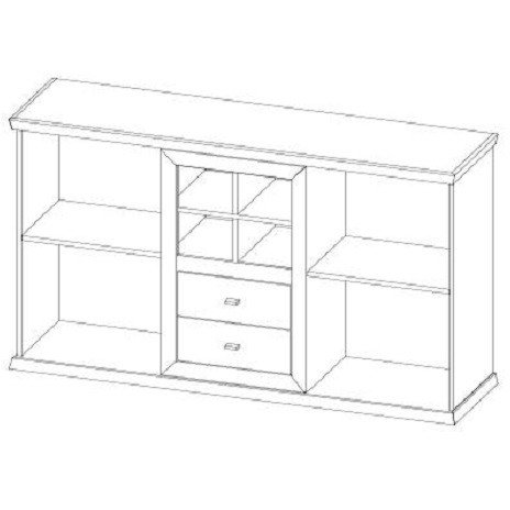 ОРЕГОН Комод  1600 2Д2Ш ( 08 ) снято