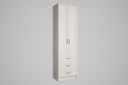 ПРИНЦЕССА 12 Шкаф комби выдв полки (3 ящика), Собран ПРИНЦЕССА 12 Шкаф комби выдв полки (3 ящика), Собран