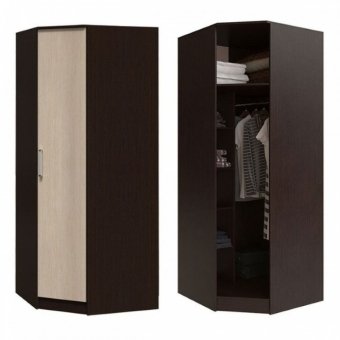 Фиеста Шкаф угловой для одежды , Собран