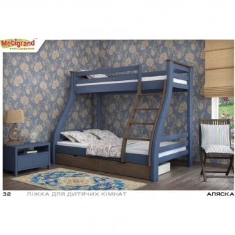 АЛЯСКА 140 х 90 х 190 (2х ярус) (Мебигр)