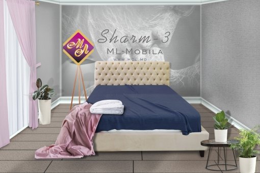 Кровать "ШАРМ" 3 (1,40х2,0м) K-3 без дна 