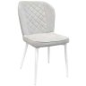 Scaun Tusk~ light Grey seat+white leg