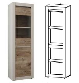 КАТАНИЯ Пенал Высокий 2Д