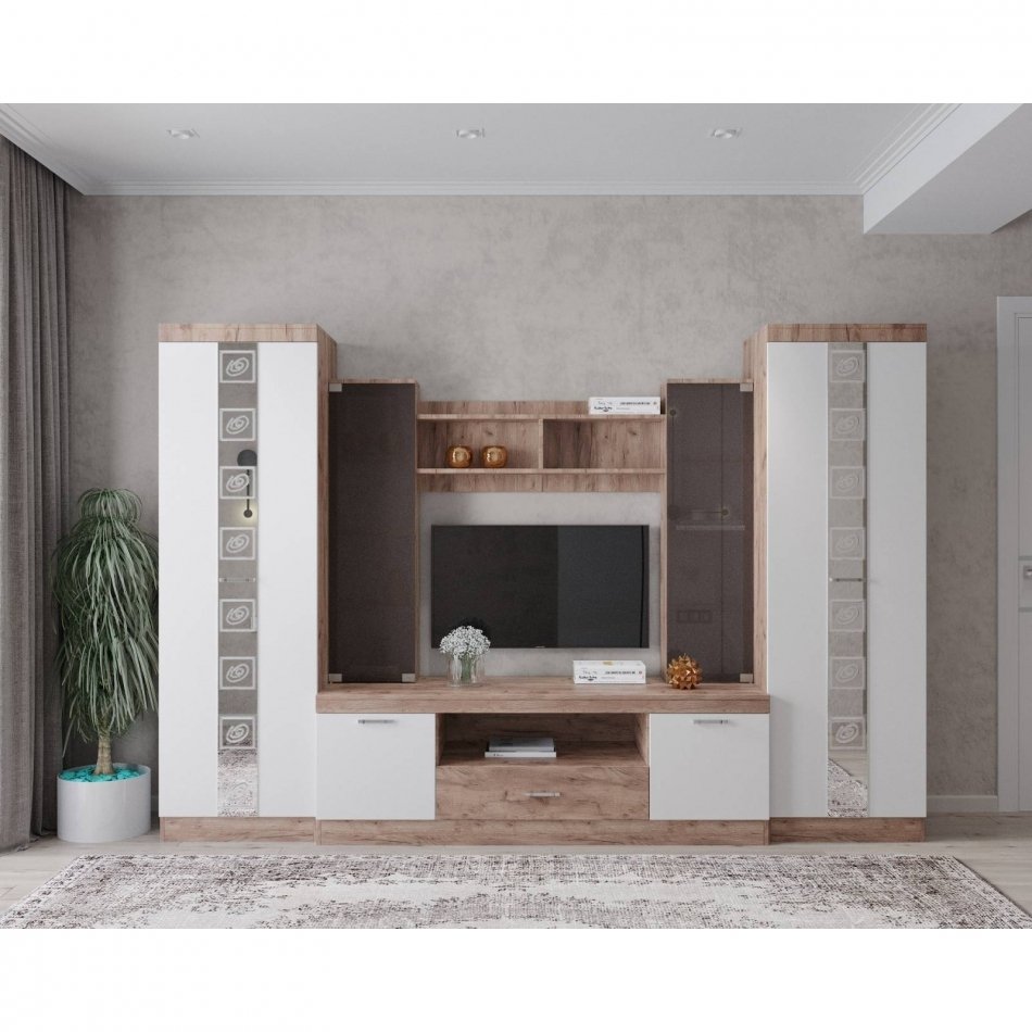 Гостиная МЛ - 6 Вар 2 (2900) без рисунка Гостиная МЛ - 6 Вар 2 (2900) без рисунка