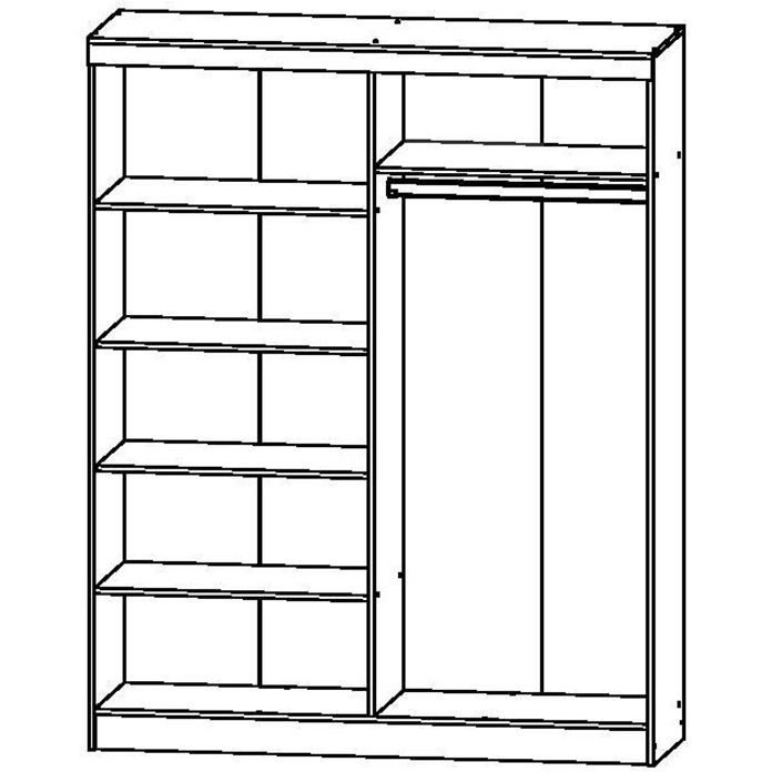 Квадро-17 Шкаф 4х-ств. 