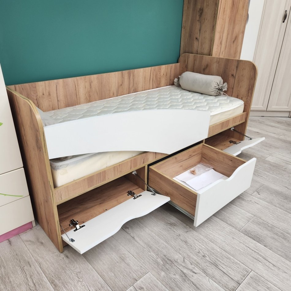 ЮНИОР  1 Кровать (80 х 160) с бортиком