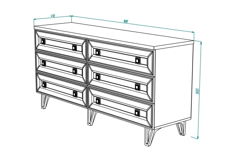 МИРА №30 комод 1600