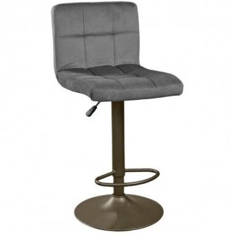 Scaun de bar SB-044~Catifea Grey