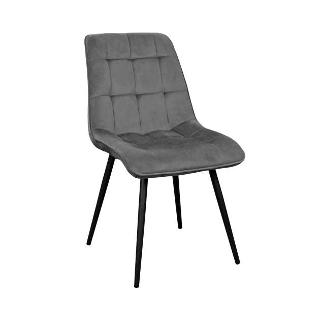 Scaun Capella~Dark Grey HLR21+Black Legs