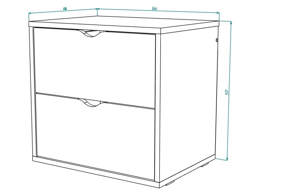 ЮНИОР 20 Тумба прикроватная