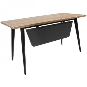 Masa RIO PLUS Sonoma+Black legs 138x68cm