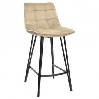 Scaun Bar LAUS~Cappucino+Black Leg