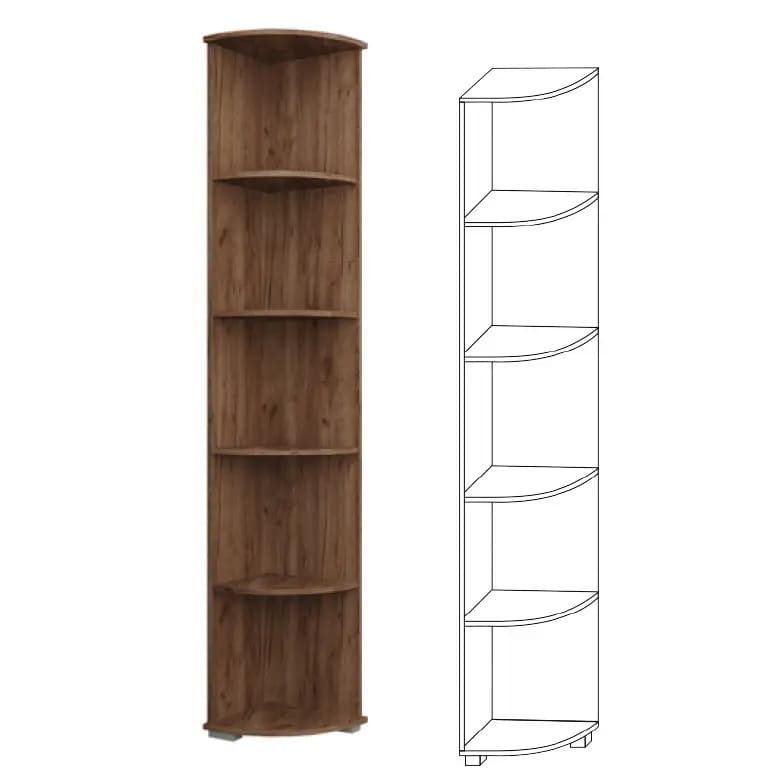 ВИВА  Стеллаж угловой , Собран