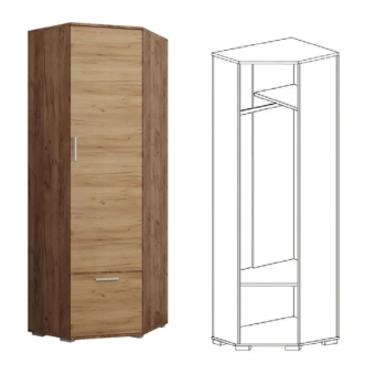 ВИВА  Шкаф угловой , Собран