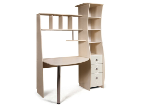 ЖЕМЧУЖИНА Стол для компьютера  01 Левый (0380.17), Собран