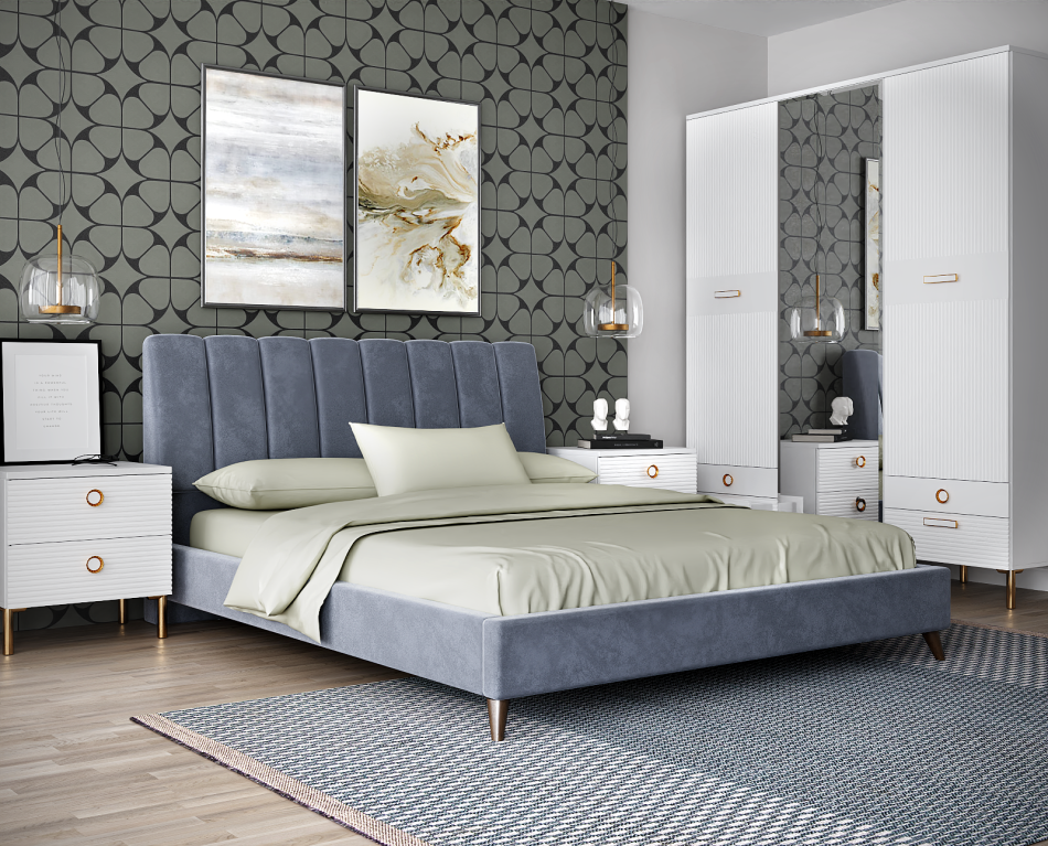 Кровать ШАРМ (1,60х2,0м) K-1без дна , Не годен