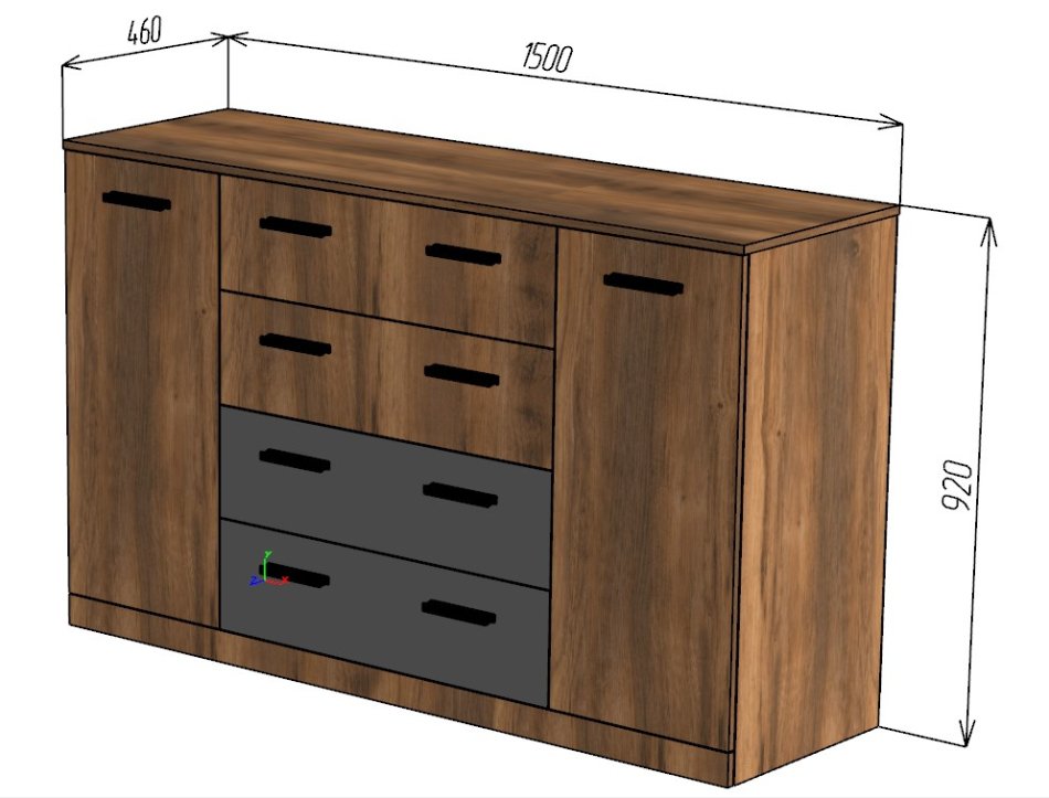 Комод Лотос (1500)