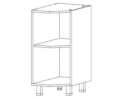 КОРПУС Стол 400 тз (Н 40 торц закр)