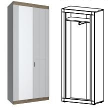 САНТОРИНИ Шкаф 2Д САНТОРИНИ Шкаф 2Д