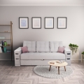 Canapea &quot;Virage&quot; 7/2 (1800) arcuri bl Bonel K-1, Asamblat