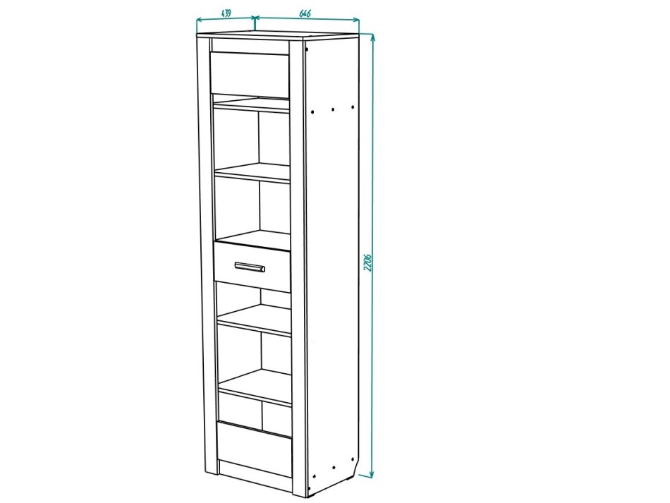 Гамма № 4 Пенал со стеклом МЛ, Собран