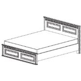 МАРСЕЛЬ МН-126 -01 Кровать с основанием (1,60х2,0) МАРСЕЛЬ МН-126 -01 Кровать с основанием (1,60х2,0)