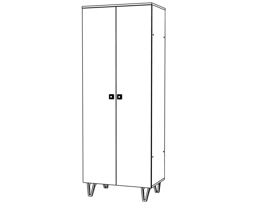 МИРА № 3 шкаф 2-х дв 800