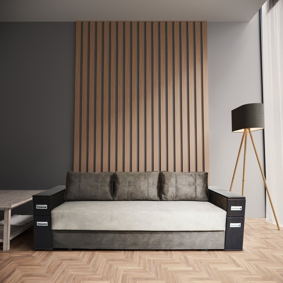 Pat "EUROSOPH" 7/3 (fațada laterală cu MDF) K-2