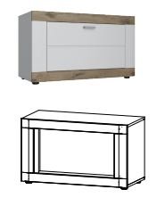 САНТОРИНИ Тумба 1Д САНТОРИНИ Тумба 1Д