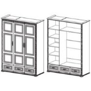 MARSELLE MN-126 -03 Dulap (165 cm) MARSELLE MN-126 -03 Dulap (165 cm)