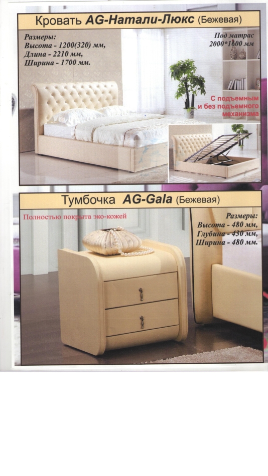 Кровать КАРМЕН К-1 (1,6х2,0) Набор