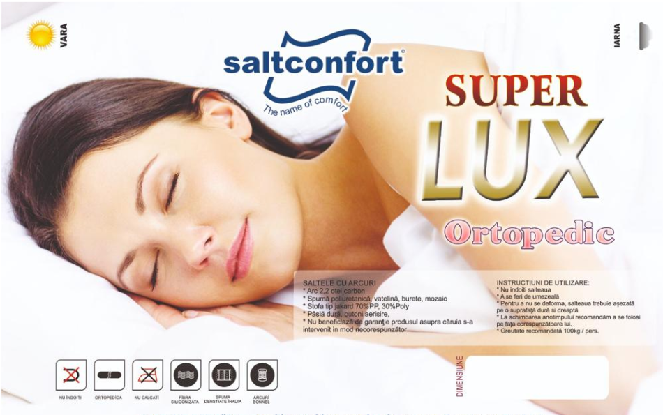 Super Lux Ortopedic H - 25 см  1600*1950