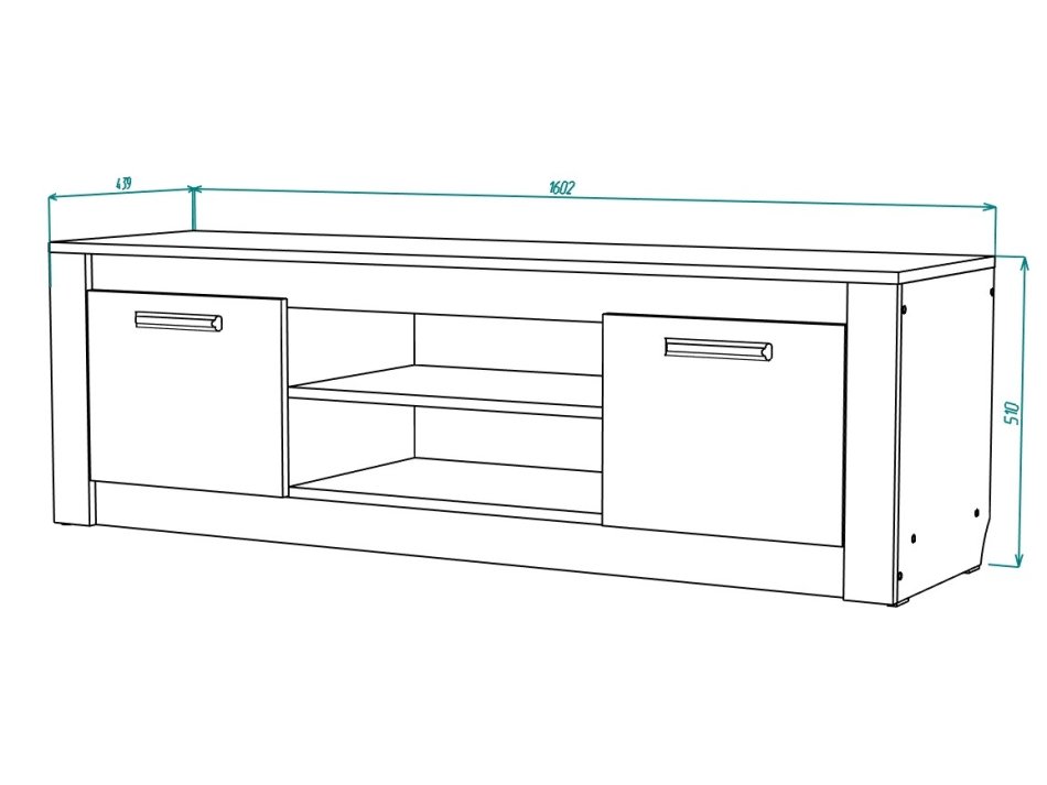 Гамма №19 Тумба ТВ 1600 МЛ, Собран