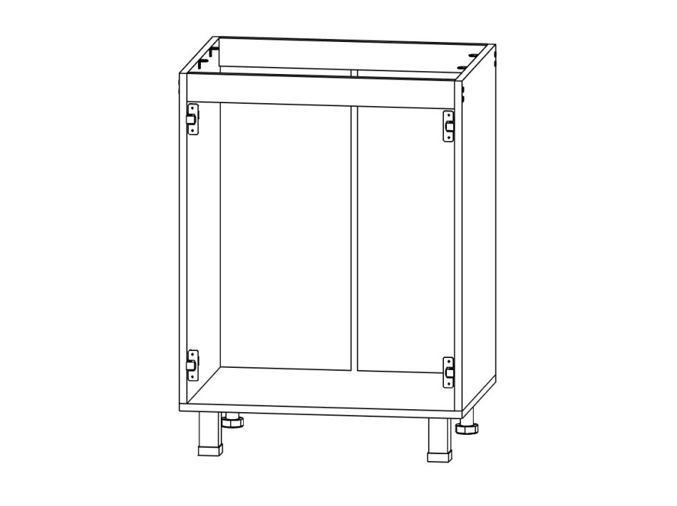 КОРПУС Стол 600 НМ, Собран