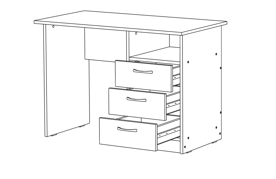 Стол письменный МЛ- 2