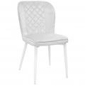 Scaun Tusk~ Catifea Grey+ WHITE LEGS!!!