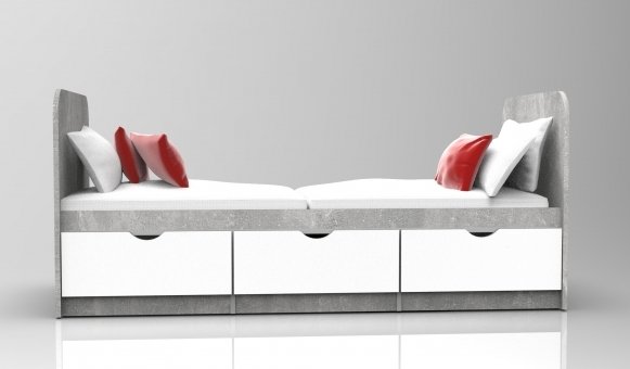 ЮНИОР  2 Кровать (90 х 200), Собран