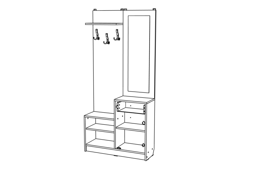 Прихожая МЛ - 3 , Собран