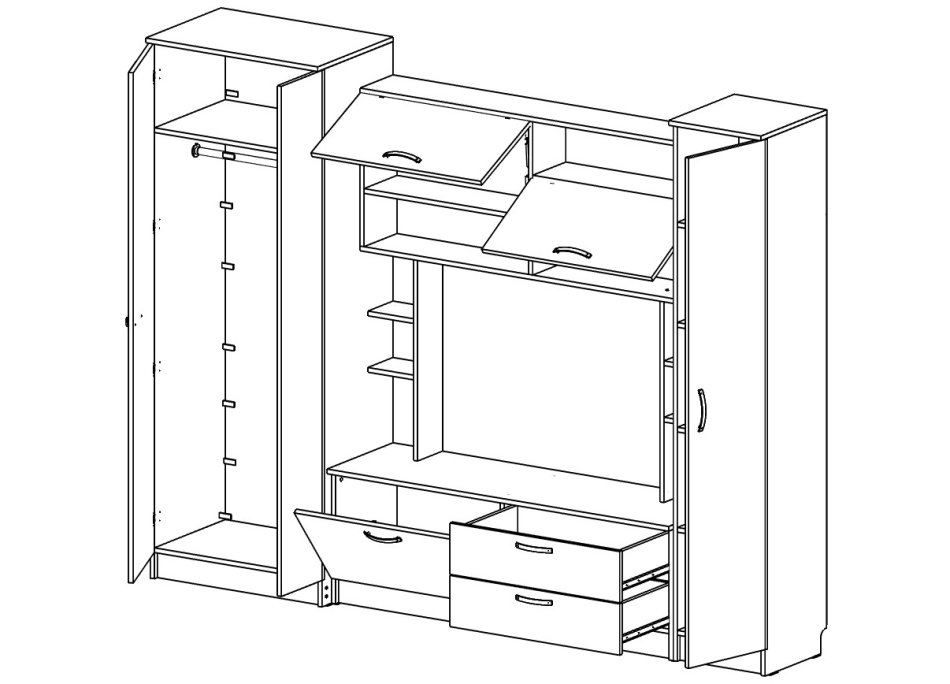 Гостиная МЛ - 3 (2660), Собран
