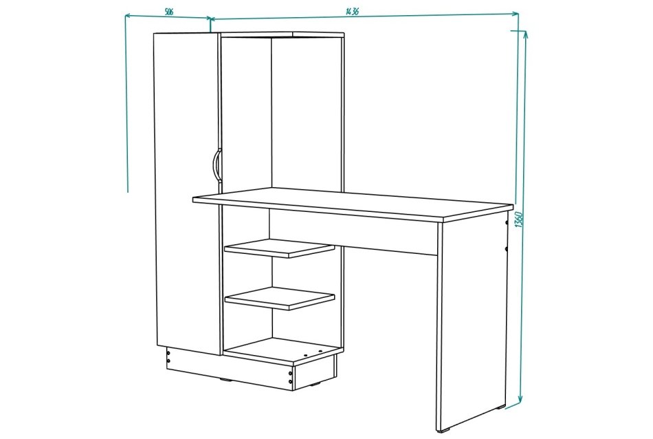 ЮНИОР  4 Стол (правый), Собран