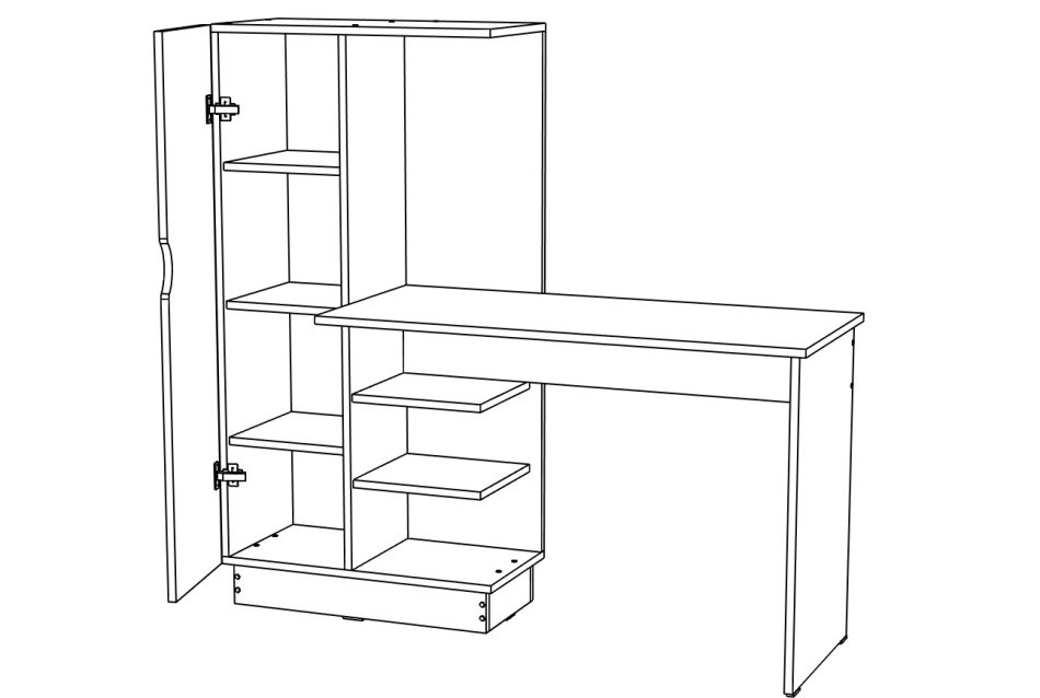 ЮНИОР  4 Стол (правый), Собран