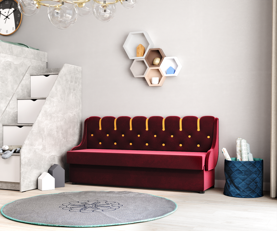 Диван ПАЛЬМА детский 1,50м