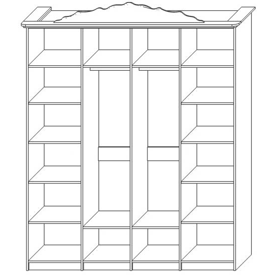 ИСКУШЕНИЕ Шкаф для одежды  КМК 0402.1 (снято)