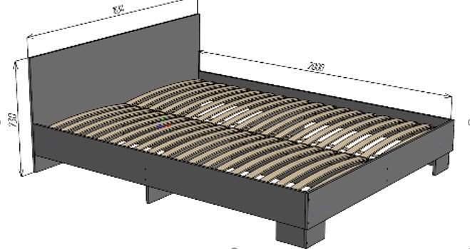 Кровать ТИНА 160