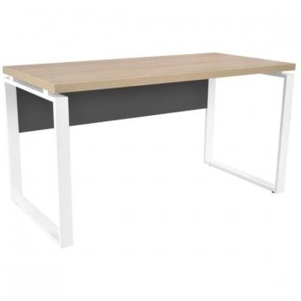 Masa B-140 URBAN(blat Sonoma - cadru Alb)