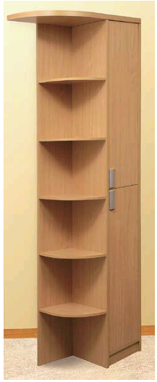 Шкаф Купе ДФ КЗ (угл. окон) прав