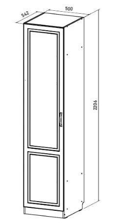 Ливерпуль № 17 Шкаф -Пенал 542